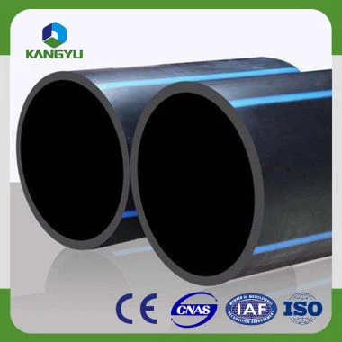 ISO4427 bekalan air Dn160 SDR11 polietilena paip HDPE paip dan kelengkapan
